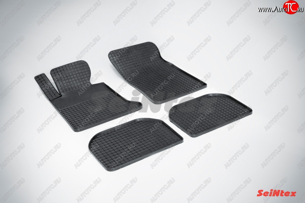 3 479 р. Износостойкие коврики в салон с рисунком Сетка SeiNtex Premium 4 шт. (резина)  BMW 7 серия  E38 (1994-2001) дорестайлинг, седан, рестайлинг, седан  с доставкой в г. Воронеж