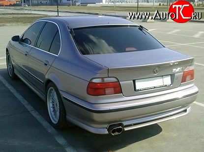 7 499 р. Накладка на задний бампер AC Schnitzer BMW 5 серия E39 седан рестайлинг (2000-2003) (Неокрашенная)  с доставкой в г. Воронеж