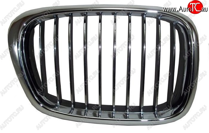 1 139 р. Правая решетка радиатора SAT (черная с хромом) BMW 5 серия E39 седан рестайлинг (2000-2003) (Неокрашенная)  с доставкой в г. Воронеж