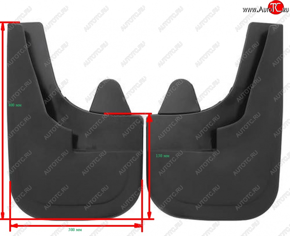 749 р. Универсальные передние брызговики (широкие) ПТП64 Uni4  Mazda 5 (2005-2010)  с доставкой в г. Воронеж