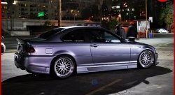 8 149 р. Пороги накладки Prior Design BMW 3 серия E46 седан дорестайлинг (1998-2001) (Неокрашенные)  с доставкой в г. Воронеж. Увеличить фотографию 3