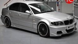 8 149 р. Пороги накладки Prior Design BMW 3 серия E46 седан дорестайлинг (1998-2001) (Неокрашенные)  с доставкой в г. Воронеж. Увеличить фотографию 4