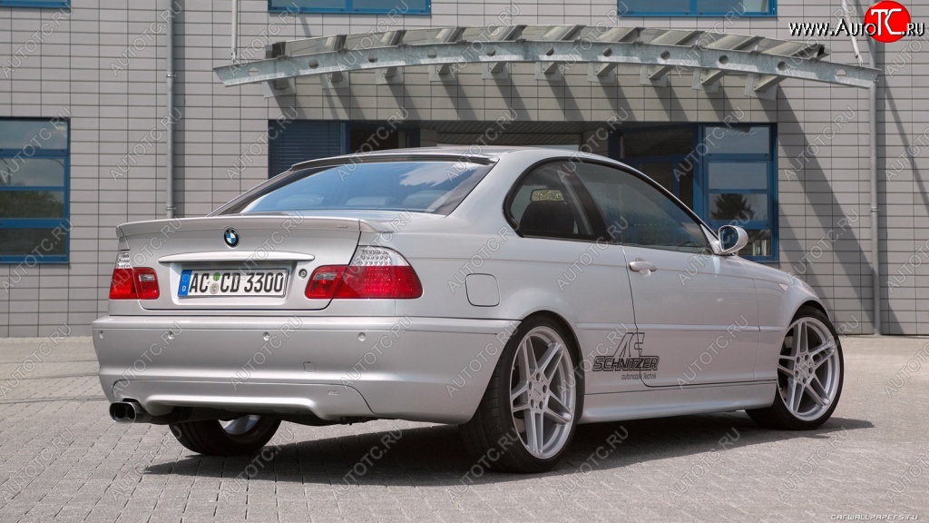 4 849 р. Лип спойлер с накладками на крылья IBHERDESIGN BMW 3 серия E46 седан дорестайлинг (1998-2001) (Неокрашенный)  с доставкой в г. Воронеж