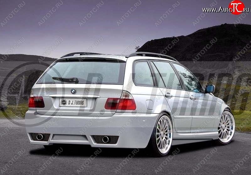 25 899 р. Задний бампер (универсал) D.J. BMW 3 серия E46 седан дорестайлинг (1998-2001)  с доставкой в г. Воронеж