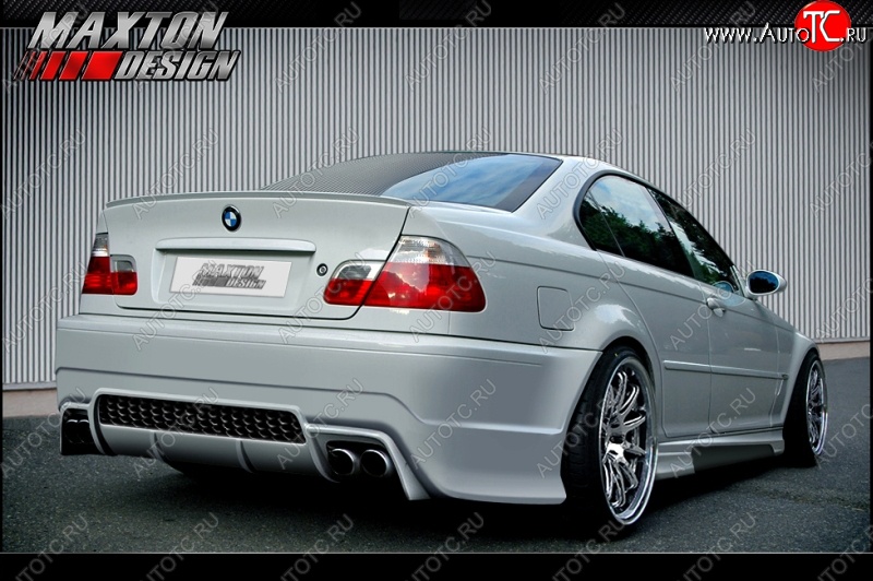 25 899 р. Задний бампер Maxton BMW 3 серия E46 седан дорестайлинг (1998-2001)  с доставкой в г. Воронеж