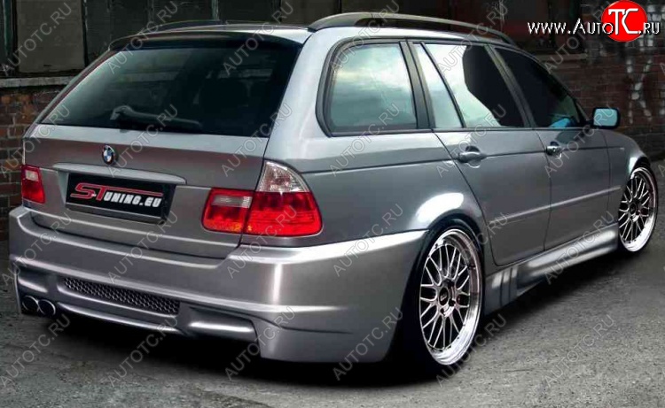 25 899 р. Задний бампер (универсал) ST BMW 3 серия E46 седан дорестайлинг (1998-2001)  с доставкой в г. Воронеж