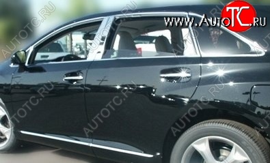 41 799 р. Накладки на стойки дверей СТ BMW X5 E70 дорестайлинг (2006-2010) (Неокрашенные)  с доставкой в г. Воронеж