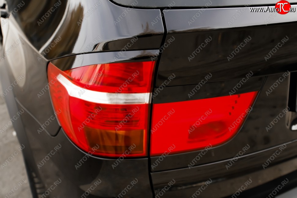 2 099 р. Накладки на фонари LUMMA STYLE BMW X5 E70 дорестайлинг (2006-2010) (Неокрашенные)  с доставкой в г. Воронеж