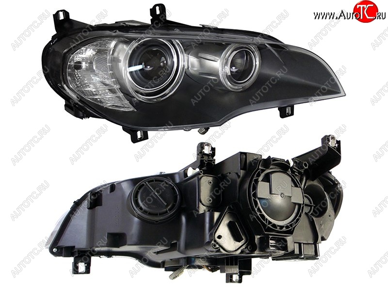 25 549 р. Правая фара SAT (AFS, под ксенон) BMW X5 E70 дорестайлинг (2006-2010)  с доставкой в г. Воронеж