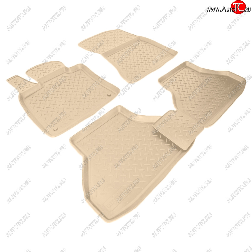 3 799 р. Коврики салона Norplast Unidec  BMW X5  E70 - X6  E71 (Цвет: бежевый)  с доставкой в г. Воронеж