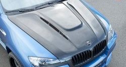 32 249 р. Пластиковый капот Hamman Style BMW X6 E71 дорестайлинг (2008-2012) (Неокрашенный)  с доставкой в г. Воронеж. Увеличить фотографию 3