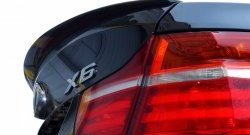 3 399 р. Лип спойлер АВТОКРАТ BMW X6 E71 рестайлинг (2012-2014) (Неокрашенный)  с доставкой в г. Воронеж. Увеличить фотографию 7
