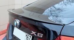 3 399 р. Лип спойлер АВТОКРАТ BMW X6 E71 рестайлинг (2012-2014) (Неокрашенный)  с доставкой в г. Воронеж. Увеличить фотографию 8