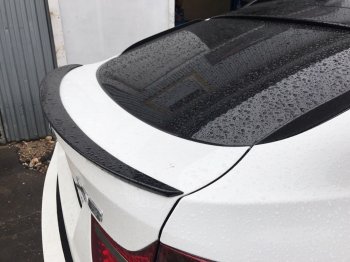 3 399 р. Лип спойлер АВТОКРАТ BMW X6 E71 рестайлинг (2012-2014) (Неокрашенный)  с доставкой в г. Воронеж. Увеличить фотографию 3