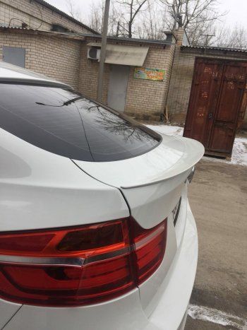 3 399 р. Лип спойлер АВТОКРАТ BMW X6 E71 рестайлинг (2012-2014) (Неокрашенный)  с доставкой в г. Воронеж. Увеличить фотографию 4