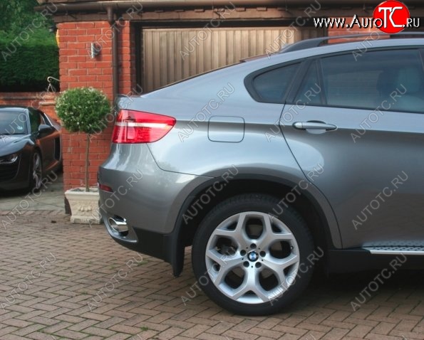 7 449 р. Брызговики CT BMW X6 E71 рестайлинг (2012-2014)  с доставкой в г. Воронеж