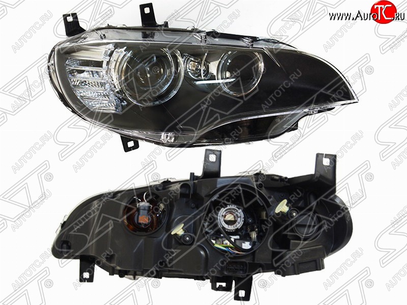 13 899 р. Правая фара передняя SAT (AFS, ксенон) BMW X6 E71 рестайлинг (2012-2014)  с доставкой в г. Воронеж