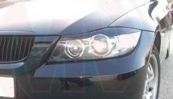 739 р. Реснички на фары ABS BMW 3 серия E90 седан дорестайлинг (2004-2008)  с доставкой в г. Воронеж. Увеличить фотографию 2