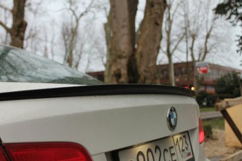 2 799 р. Лип спойлер  3 серия E92 (04-11) АВТОКРАТ  BMW 3 серия  E90 (2004-2008) седан дорестайлинг (Неокрашенный)  с доставкой в г. Воронеж. Увеличить фотографию 3