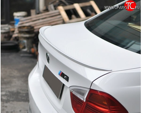2 699 р. Лип спойлер M-VRS BMW 3 серия E90 седан дорестайлинг (2004-2008) (Неокрашенный)  с доставкой в г. Воронеж