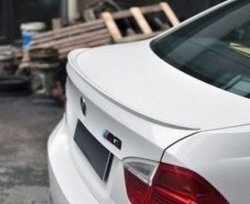 4 649 р. Лип спойлер M3 BMW 3 серия E90 седан дорестайлинг (2004-2008) (Неокрашенный)  с доставкой в г. Воронеж. Увеличить фотографию 2