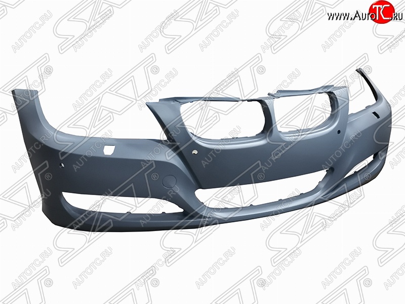 6 899 р. Передний бампер SAT (под омыватели и сонары, пр-во Тайвань)  BMW 3 серия ( E90,  E91) (2008-2012) седан рестайлинг, универсал рестайлинг (Неокрашенный)  с доставкой в г. Воронеж