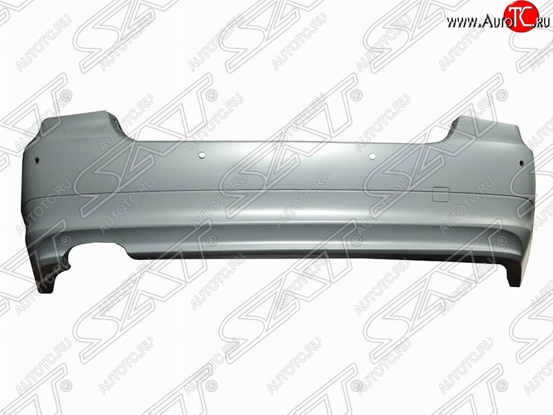 8 199 р. Задний бампер SAT (с отв. под сонары, пр-во Тайвань) BMW 3 серия E90 седан дорестайлинг (2004-2008) (Неокрашенный)  с доставкой в г. Воронеж