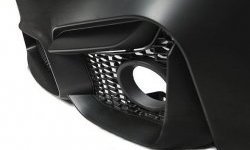 42 399 р. Передний бампер M3-Style BMW 3 серия F30 седан дорестайлинг (2012-2015) (Неокрашенный)  с доставкой в г. Воронеж. Увеличить фотографию 4