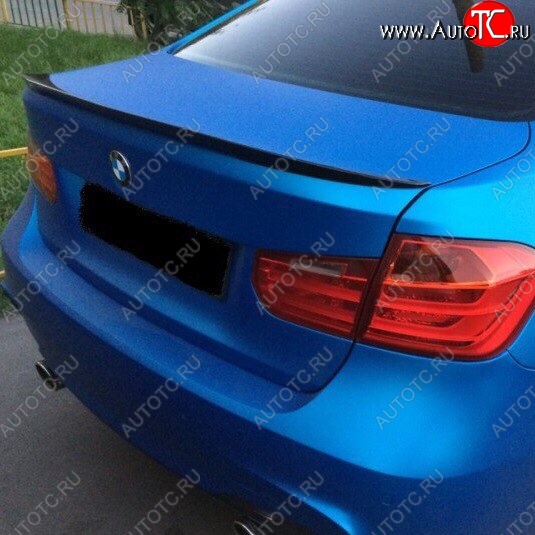 3 499 р. Спойлер багажника Performance BMW 3 серия F30 седан рестайлинг (2015-2018) (Неокрашенный)  с доставкой в г. Воронеж