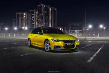 111 499 р. Сплиттер переднего М-бампера М-Perfomance  BMW 3 серия  F30 (2012-2018) седан дорестайлинг, седан рестайлинг (цвет: черный глянец)  с доставкой в г. Воронеж. Увеличить фотографию 2