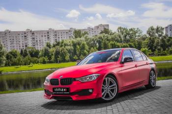 12 949 р. Юбка переднего бампера (Sport,Luxury, SE) INMAX BMW 3 серия F30 седан дорестайлинг (2012-2015) (Неокрашенный)  с доставкой в г. Воронеж. Увеличить фотографию 5