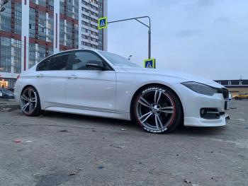 12 949 р. Юбка переднего бампера (Sport,Luxury, SE) INMAX BMW 3 серия F30 седан дорестайлинг (2012-2015) (Неокрашенный)  с доставкой в г. Воронеж. Увеличить фотографию 9