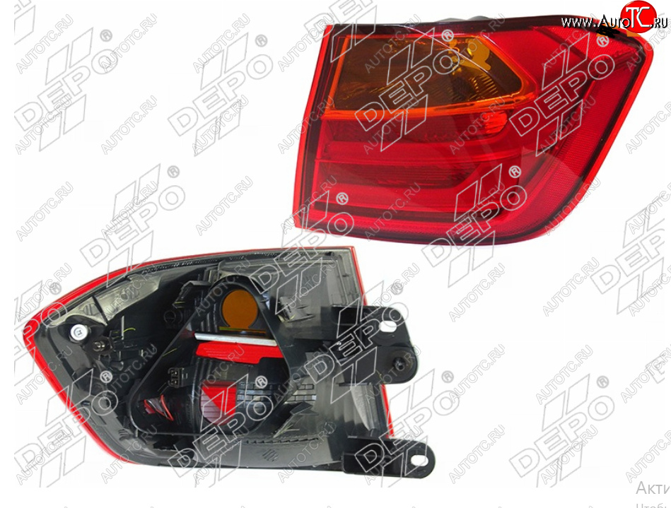 10 849 р. Правый фонарь задний (LED) DEPO BMW 3 серия F30 седан дорестайлинг (2012-2015)  с доставкой в г. Воронеж