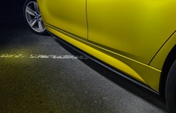 Накладки на пластиковые пороги INMAX M-Perfomance BMW 3 серия  F30 (2012-2018) седан дорестайлинг, седан рестайлинг