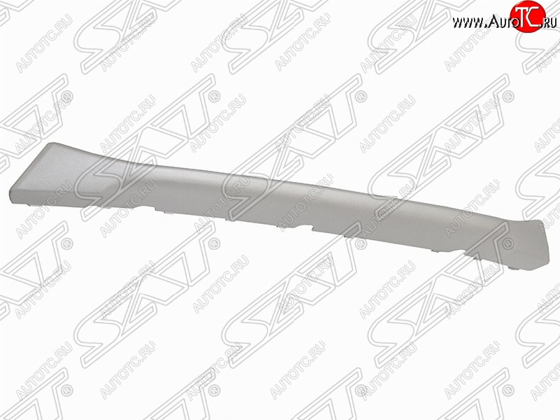 1 469 р. Накладка переднего бампера SAT (нижняя часть, рестайлинг)  BMW X1  E84 (2009-2015) (Неокрашенная)  с доставкой в г. Воронеж