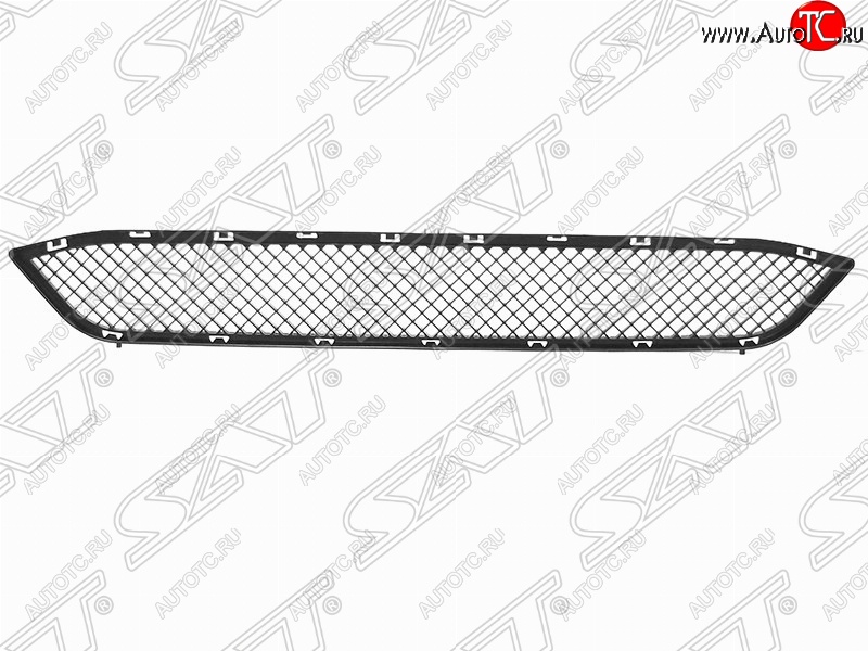 2 199 р. Решётка в передний бампер SAT (центр, рестайлинг) BMW X1 E84 (2009-2015)  с доставкой в г. Воронеж
