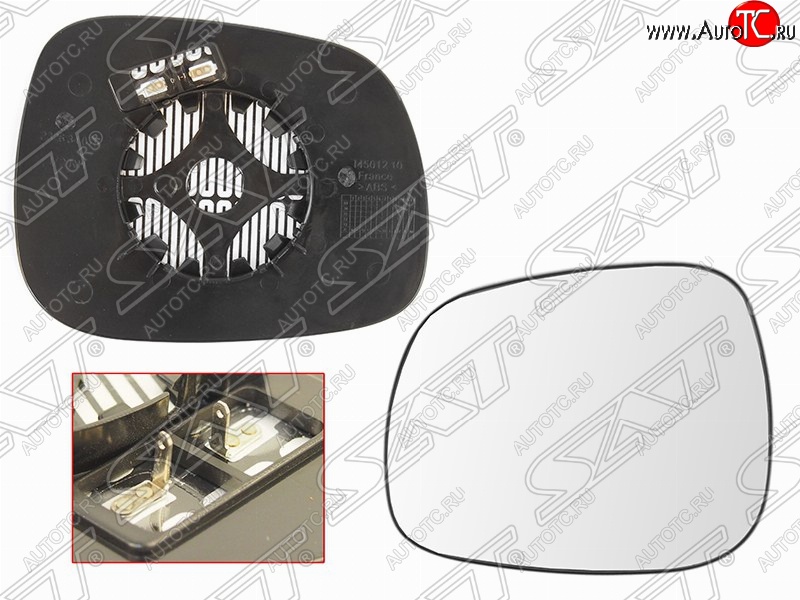 1 169 р. Правое полотно зеркала SAT (асферическое с обогревом) BMW X3 F25 дорестайлинг (2010-2014)  с доставкой в г. Воронеж