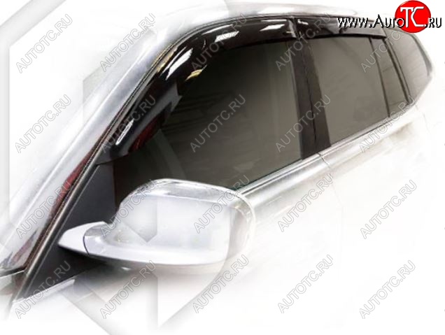 1 999 р. Дефлектора окон CA-Plastic  BMW X3  E83 (2003-2009) (Classic полупрозрачный, Без хром.молдинга)  с доставкой в г. Воронеж