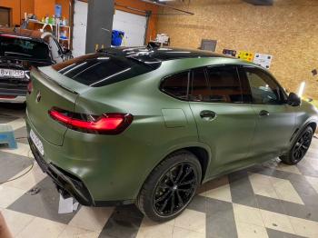 6 999 р. Лип спойлер X4M BMW X4 G02 дорестайлинг (2018-2021) (без окраски)  с доставкой в г. Воронеж. Увеличить фотографию 1