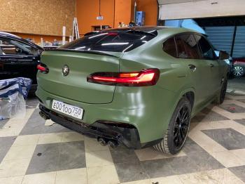 6 999 р. Лип спойлер X4M BMW X4 G02 дорестайлинг (2018-2021) (без окраски)  с доставкой в г. Воронеж. Увеличить фотографию 5