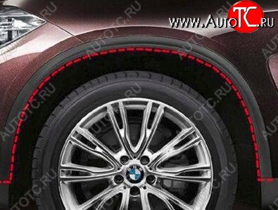 39 699 р. Накладки на колёсные арки CT BMW X5 F15 (2013-2018) (Неокрашенные)  с доставкой в г. Воронеж