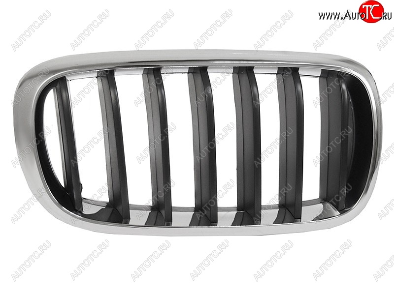2 299 р. Правая решетка радиатора SAT (черная с хромом) BMW X5 F15 (2013-2018)  с доставкой в г. Воронеж