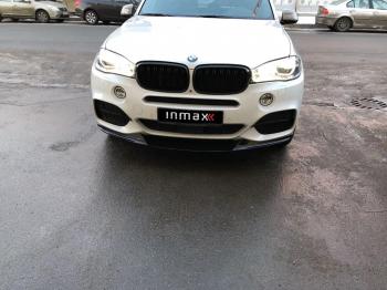 20 349 р. Сплиттер переднего бампера M-Performance  BMW X5  F15 (2013-2018) (цвет: черный глянец)  с доставкой в г. Воронеж. Увеличить фотографию 3