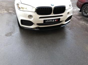 20 349 р. Сплиттер переднего бампера M-Performance  BMW X5  F15 (2013-2018) (цвет: черный глянец)  с доставкой в г. Воронеж. Увеличить фотографию 5