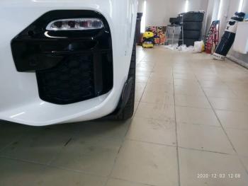 11 699 р. Элероны переднего бампера M-Performance BMW X5 G05 (2018-2022) (цвет: черный глянец)  с доставкой в г. Воронеж. Увеличить фотографию 2
