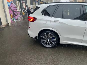 23 499 р. Диффузор заднего бампера М-Perfomance с элеронами  BMW X5  G05 (2018-2022) Inmax (цвет: черный глянец)  с доставкой в г. Воронеж. Увеличить фотографию 3