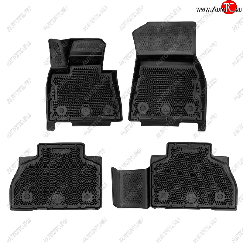 6 599 р. Коврики салона DELFORM ❞EVA 3D Premium❝ (термоэластопласт/ТЭП) BMW X7 G07 (2018-2022)  с доставкой в г. Воронеж