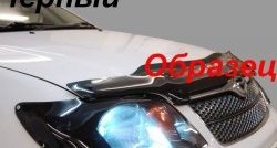 2 079 р. Дефлектор капота CA Plastic (черный) BYD F3 хэтчбек (2005-2014) (Classic черный, Без надписи)  с доставкой в г. Воронеж. Увеличить фотографию 4
