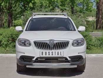15 299 р. Одинарная защита переднего бампера из трубы d63 мм SLITKOFF Brilliance V5 (2012-2018)  с доставкой в г. Воронеж. Увеличить фотографию 3