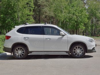 19 999 р. Защита порогов из круглой трубы d63 мм SLITKOFF v3  Brilliance V5 (2012-2018)  с доставкой в г. Воронеж. Увеличить фотографию 3